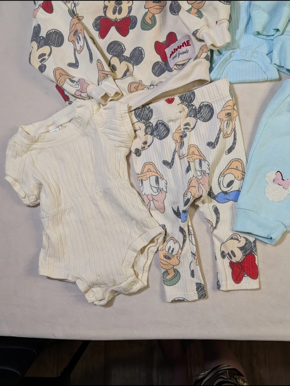 Official Disney Baby Bundle - Sweater & Pant Sets With Bonus Bodysuit